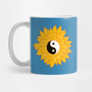 Peace Love & Sunflowers: YinYang Mug